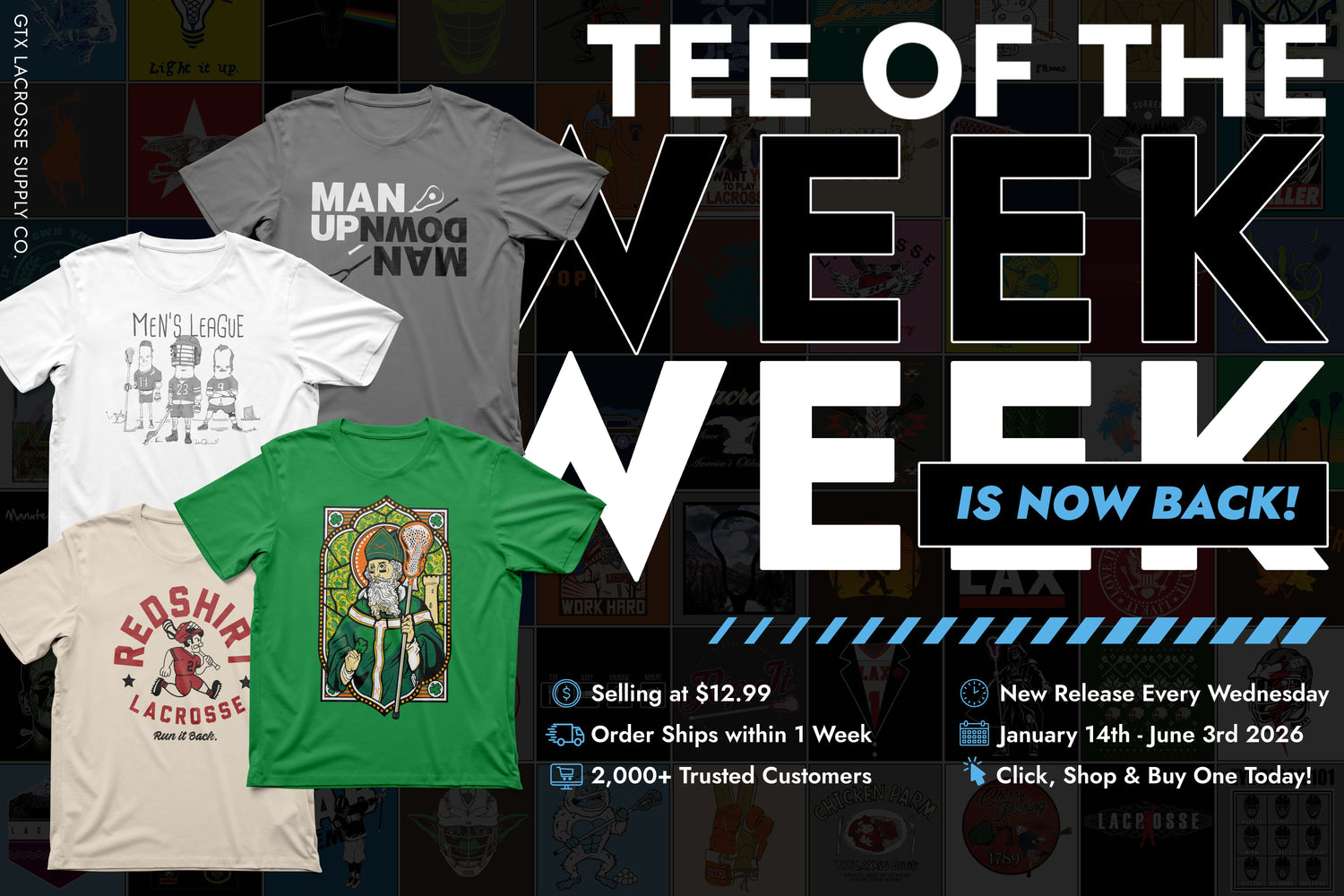 GTX Lacrosse Tee of the Week