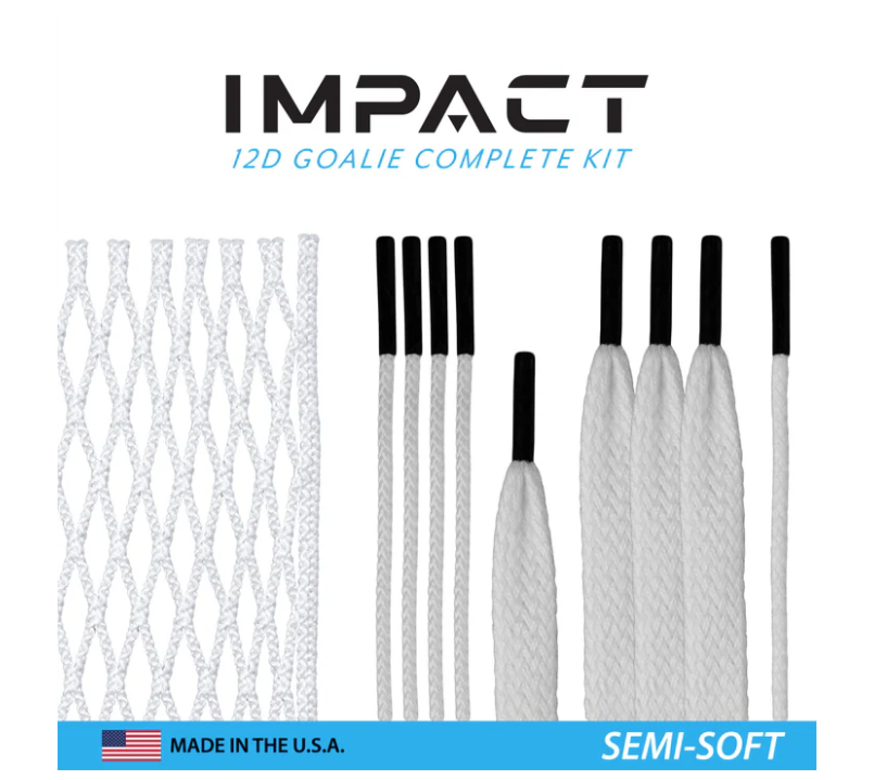 ECD Impact Goalie Semi-soft White Complete Kit