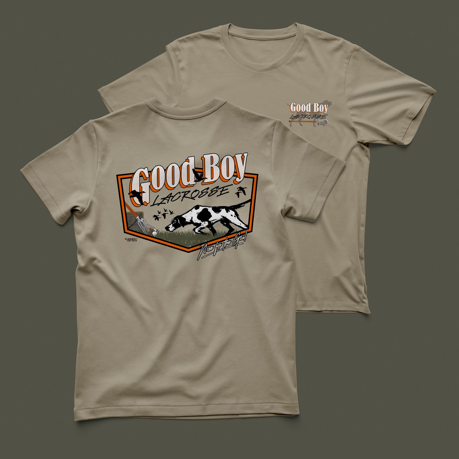 GTX Lacrosse Tee of the Week Nose to the Goal