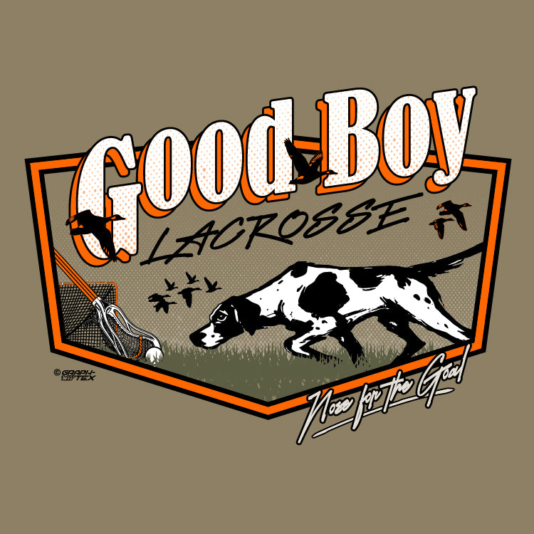 GTX Lacrosse Tee of the Week Nose to the Goal